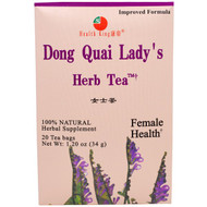 Health King, Dong Quai Ladys Herb Tea, 20 Tea Bags, 1.20 oz (34 g)