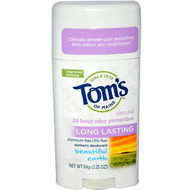 3 PACK of Toms of Maine Natural Long Lasting Aluminum-Free Deodorant Beautiful Earth -- 2.25 oz