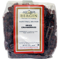 3 PACK of Bergin Fruit and Nut Company, Dried Cranberries, 12 oz (340 g)