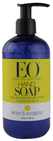3 PACK of EO Hand Soap Lemon Eucalyptus -- 12 fl oz