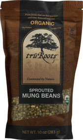 3 PACK of TruRoots Organic Sprouted Mung Beans -- 10 oz