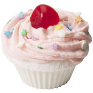 Smith & Vandiver, The Fizzy Baker, Cupcake Bath Fizz, Cherry, 5.25 oz (148 g)
