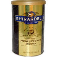 Ghirardelli, Premium Baking Cocoa, Natural Unsweetened Cocoa, 10 oz (283 g)