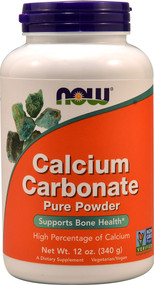 3 PACK of Now Foods, Calcium Carbonate Powder, 12 oz (340 g)