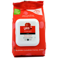 Yes to, Clear Skin, Acne, Blemish Clearing Facial Wipes, Tomatoes, 30 Wipes