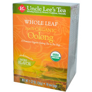 3 PACK of Uncle Lees Tea Organic Oolong Whole Leaf -- 18 Tea Bags