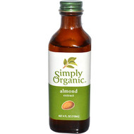 3 PACK of Simply Organic Almond Extract -- 4 fl oz