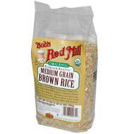 Bobs Red Mill, Organic, Medium Grain Brown Rice, 27 oz (765 g)