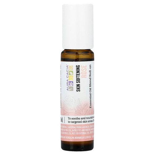 <img alt="Aura Cacia, Essential Oil Blend, Skin Softening Roll-On, Rose, 0.31 fl oz (9.2 ml)" title="Aura Cacia, Essential Oil Blend, Skin Softening Roll-On, Rose, 0.31 fl oz (9.2 ml),051381921170"