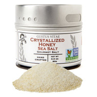 Gustus Vitae, Gourmet Salt, Crystallized Honey Sea Salt, 3 oz (80 g)