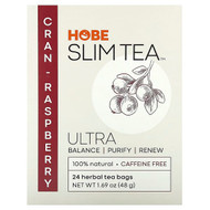 <img alt="Hobe Labs, Ultra Slim Tea, Cran-Raspberry, Caffeine Free, 24 Herbal Tea Bags, 1.69 oz (48 g)" title="Hobe Labs, Ultra Slim Tea, Cran-Raspberry, Caffeine Free, 24 Herbal Tea Bags, 1.69 oz (48 g),076791076227"