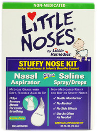 3 PACK of Little Remedies Stuffy Nose Kit -- 1 Kit