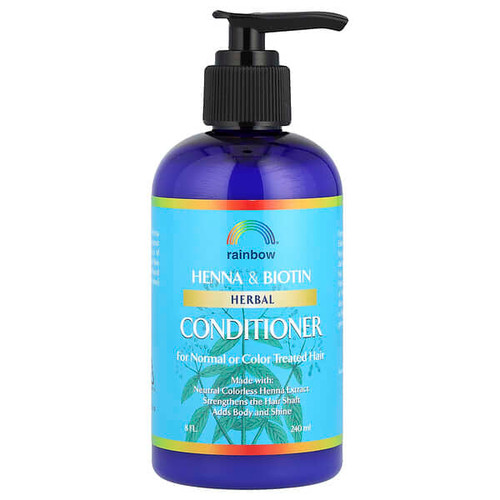 <img alt="Rainbow Research, Henna & Biotin Herbal Conditioner, For Normal or Color Treated Hair , 8 fl oz (240 ml)" title="Rainbow Research, Henna & Biotin Herbal Conditioner, For Normal or Color Treated Hair , 8 fl oz (240 ml),000518800079"