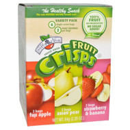 3 PACK of Brothers-All-Natural, Fruit Crisps, Variety Pack, 6 Single Serve Bags, 2.26 oz (64 g)