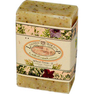 Loanda Hand Crafted Natural Soaps, Herbal Bar Soap, Wheat Germ - E, 4 oz (113 g) (5 PACK)