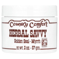 <img alt="Country Comfort, Herbal Savvy, Golden Seal-Myrrh, 2 oz (57 g)" title="Country Comfort, Herbal Savvy, Golden Seal-Myrrh, 2 oz (57 g),029992001147"