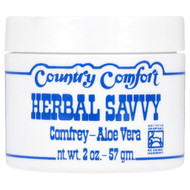 <img alt="Country Comfort, Herbal Savvy, Comfrey-Aloe Vera, 2 oz (57 g)" title="Country Comfort, Herbal Savvy, Comfrey-Aloe Vera, 2 oz (57 g),029992001123"