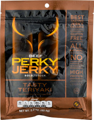 Perky Jerky Tender Beef Jerky  Tasty Teriyaki - 2.2 oz