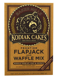3 PACK of Kodiak Cakes Frontier Flapjack and Waffle Mix Whole Wheat Oat & Honey -- 24 oz