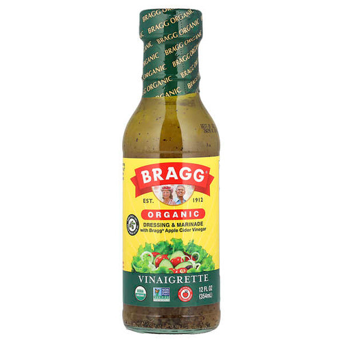 <img alt="Bragg, Organic Dressing & Marinade with Bragg Apple Cider Vinegar, Vinaigrette, 12 fl oz (354 ml)" title="Bragg, Organic Dressing & Marinade with Bragg Apple Cider Vinegar, Vinaigrette, 12 fl oz (354 ml),074305030123"