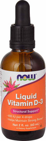 3 PACK of Now Foods, Liquid Vitamin D-3, 2 fl oz (60 ml)