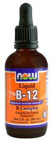 3 PACK of Now Foods, Liquid B-12, B-Complex, 2 fl oz (59 ml)