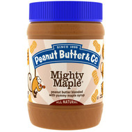 Peanut Butter & Co., Mighty Maple, Peanut Butter Blended with Yummy Maple Syrup, 16 oz (454 g)