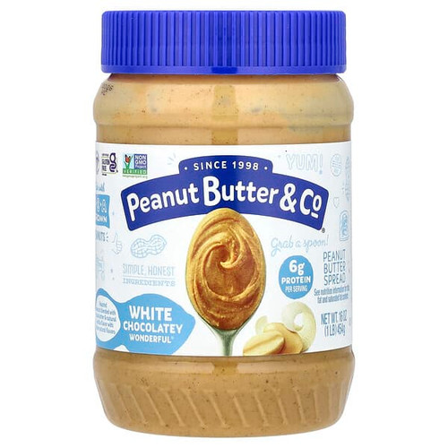 <img alt="Peanut Butter & Co., Peanut Butter Spread, White Chocolatey Wonderful, 16 oz (454 g)" title="Peanut Butter & Co., Peanut Butter Spread, White Chocolatey Wonderful, 16 oz (454 g),851087000052"