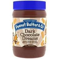 Peanut Butter & Co., Peanut Butter Blended With Rich Dark Chocolate, Dark Chocolate Dreams, 16 oz (454 g)