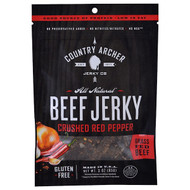 3 PACK of Country Archer Jerky, Beef Jerky, Crushed Red Pepper, 3 oz (85 g)