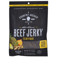 3 PACK of Country Archer Jerky, Beef Jerky, Teriyaki, 3 oz (85 g)