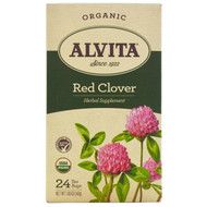 Alvita Teas, Organic, Red Clover Tea, Caffeine Free, 24 Tea Bags, 1.69 oz (48 g)