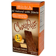 HealthSmart Foods, ChocoRite, Milk Chocolate Peanut Butter Bar, 5 Bars (28 g) Each