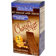 HealthSmart Foods, ChocoRite, Milk Chocolate Crisp Bar, 5 Bars, (28 g) Each