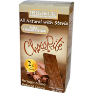 HealthSmart Foods, ChocoRite, Milk Chocolate Bar, No Sugar Added, 5 Bars, (28 g) Each