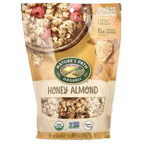 <img alt="Natures Path, Crunchy Granola, Honey Almond, 11 oz (312 g)" title="Natures Path, Crunchy Granola, Honey Almond, 11 oz (312 g),058449890379"
