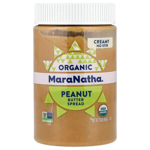 <img alt="MaraNatha, Organic Peanut Butter Spread, Creamy, 16 oz (454 g)" title="MaraNatha, Organic Peanut Butter Spread, Creamy, 16 oz (454 g),051651092357"