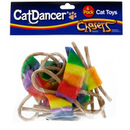 Cat Dancer, Chasers, Cat Toys, 6 Pack