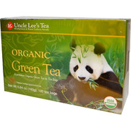 Uncle Lees Tea, Organic Green Tea, 100 Tea Bags, 5.64 oz (160 g)