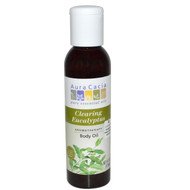 3 PACK of Aura Cacia, Aromatherapy Body Oil, Clearing Eucalyptus, 4 fl oz (118 ml)