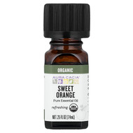 <img alt="Aura Cacia, Pure Essential Oil, Organic Sweet Orange, 0.25 fl oz (7.4 ml)" title="Aura Cacia, Pure Essential Oil, Organic Sweet Orange, 0.25 fl oz (7.4 ml),051381908126"