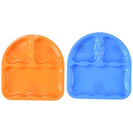 3 PACK of NUK, Gerber Graduates, Tri-Suction Divided Plates, 6+ Months, 2 Plates