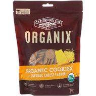 Castor & Pollux Organic Dog Cookies Cheddar Cheese -- 12 oz