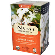 3 PACK of Numi Tea, Organic Tea, Green Tea, Jasmine Green, 18 Tea Bags, 1.27 oz (36 g)