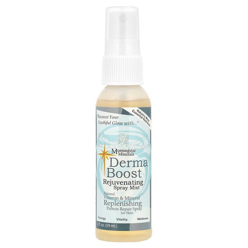 <img alt="Morningstar Minerals, Derma Boost Rejuvenating Spray Mist, 2 fl oz (59 ml)" title="Morningstar Minerals, Derma Boost Rejuvenating Spray Mist, 2 fl oz (59 ml),819237009843"