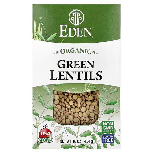<img alt="Eden Foods, Organic Green Lentils, 16 oz (454 g)" title="Eden Foods, Organic Green Lentils, 16 oz (454 g),024182021028"