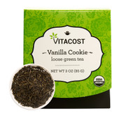 Vitaco Organic Loose Green Tea  Vanilla Cookie - 3 oz