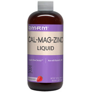 MRM, Cal-Mag Zinc Liquid, Strawberry Flavor, 16 fl oz (480 ml)