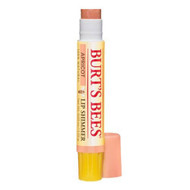 3 PACK of Burts Bees 100% Natural Moisturizing Lip Shimmer Apricot -- 0.09 oz
