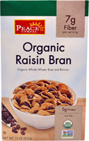 Peace Cereal Organic Raisin Bran Cereal - 11 oz